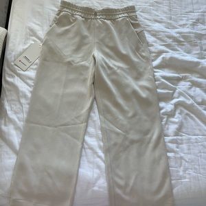 Lululemon softstreme crop pant white opal
